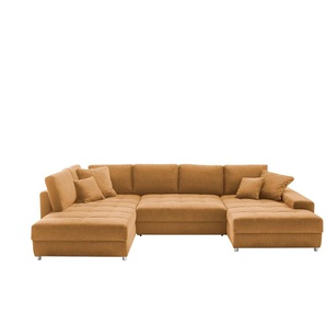 bobb Wohnlandschaft Arissa de Luxe - gelb - Materialmix - 353 cm - 84 cm - cm 215,0 | Möbel Kraft