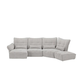Wohnlandschaft  Jeaneva ¦ grau ¦ Maße (cm): B: 384 H: 101 T: 197.0