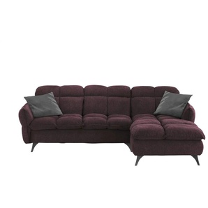 bobb Wohnlandschaft  Key West ¦ lila/violett ¦ Maße (cm): B: 288 H: 106 T: 213.0