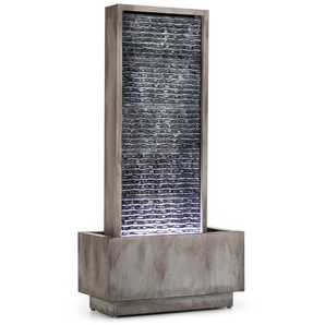 Bodenbrunnen Imperia aus Metall mit Licht