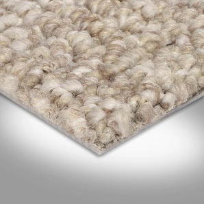 BODENMEISTER Teppichboden Schlingenteppich Alaska Teppiche Gr. B/L: 300 cm x 250 cm, 8,5 mm, 1 St., beige (beige weiß) Teppichboden