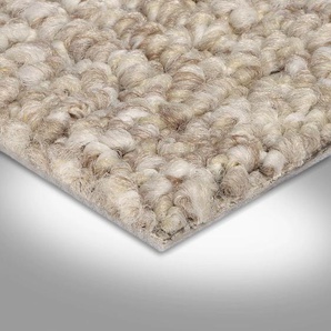 BODENMEISTER Teppichboden Schlingenteppich Alaska Teppiche Gr. B/L: 500 cm x 700 cm, 8,5 mm, 1 St., beige (beige weiß) Teppichboden