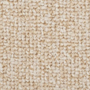 BODENMEISTER Teppichboden Schlingenteppich Baltic Teppiche Gr. B/L: 500 cm x 300 cm, 5 mm, 1 St., weiß (weiß beige) Teppichboden