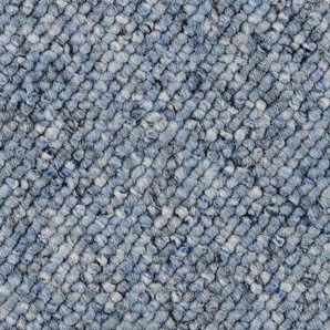 BODENMEISTER Teppichboden Schlingenteppich Korfu Teppiche Gr. B/L: 200 cm x 450 cm, 7,5 mm, 1 St., blau Teppichboden