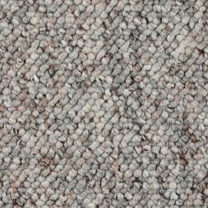 BODENMEISTER Teppichboden Schlingenteppich Korfu Teppiche Gr. B/L: 400 cm x 550 cm, 7,5 mm, 1 St., grau (grau weiß) Teppichboden