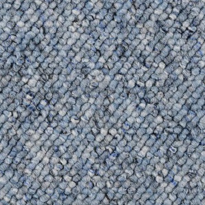 BODENMEISTER Teppichboden Schlingenteppich Korfu Teppiche Gr. B/L: 500 cm x 500 cm, 7,5 mm, 1 St., blau Teppichboden