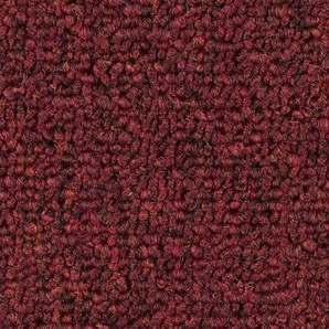 BODENMEISTER Teppichboden Schlingenteppich Riga Teppiche Gr. B/L: 400 cm x 350 cm, 6 mm, 1 St., rot (dunkelrot) Teppichboden