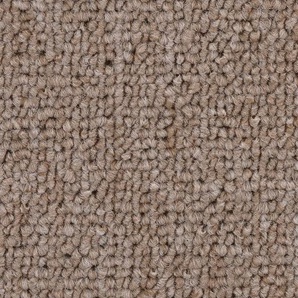 BODENMEISTER Teppichboden Schlingenteppich Riga Teppiche Gr. B/L: 500 cm x 650 cm, 6 mm, 1 St., beige (dunkelbeige) Teppichboden