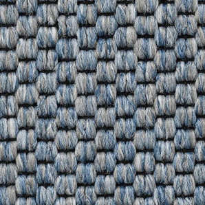 BODENMEISTER Teppichboden Schlingenteppich Turania Teppiche Gr. B/L: 500 cm x 250 cm, 5,3 mm, 1 St., blau (hell, blau) Teppichboden
