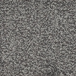 BODENMEISTER Teppichboden Veloursteppich Juno Teppiche Gr. B/L: 400 cm x 200 cm, 8,5 mm, 1 St., grau (anthrazit grau) Teppichboden