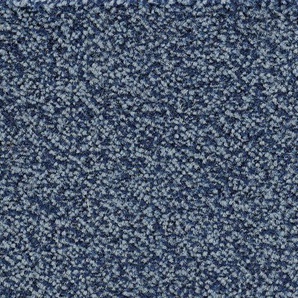 BODENMEISTER Teppichboden Veloursteppich Juno Teppiche Gr. B/L: 500 cm x 250 cm, 8,5 mm, 1 St., blau Teppichboden