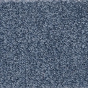BODENMEISTER Teppichboden Veloursteppich Jupiter Teppiche Gr. B/L: 400 cm x 650 cm, 7,5 mm, 1 St., blau Teppichboden