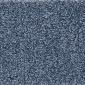 BODENMEISTER Teppichboden Veloursteppich Jupiter Teppiche Gr. B/L: 500 cm x 400 cm, 7,5 mm, 1 St., blau Teppichboden