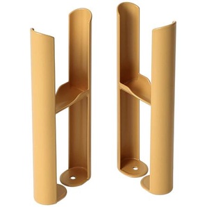 Bodenmontagefüße für Gliederheizkörper Regent mit 2-Säulen – Auswahl an sanften Farbtönen - Hudson Reed