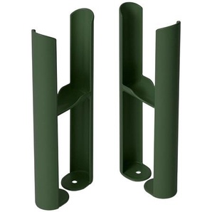 Bodenmontagefüße für Gliederheizkörper Regent mit 2-Säulen – Grün (Evergreen) - Hudson Reed