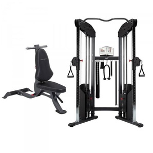 BodyCraft Kabelzugstation HFT inkl. Hantelbank F603 SW-HFT-F603