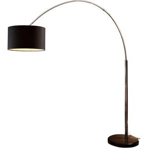 Bogenlampe SALESFEVER Aija Lampen Gr. 1 flammig, Ø 35 cm Höhe: 210 cm, schwarz Bogenlampen