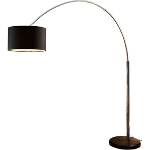 Bogenlampe SALESFEVER Aija Lampen Gr. 1 flammig, Ø 35 cm Höhe: 210 cm, schwarz Bogenlampen Mit Dimmschalter