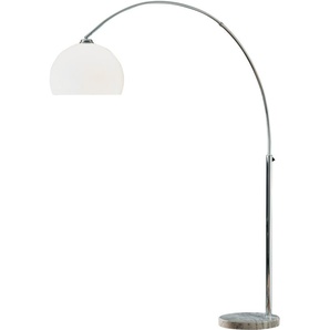 Bogenlampe TRIO LEUCHTEN Lampen Gr. 1 flammig, Ø 40 cm Höhe: 176 cm, weiß Bogenlampen