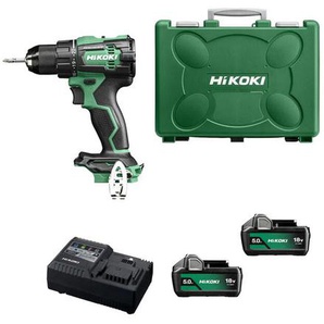 Hikoki - Bohrhammer 70Nm 18V 5.0Ah Induktion - 2 Batterien + Ladegerät im Koffer - DV18DBSLWJZ
