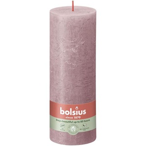 Bolsius Rustik Stumpenkerze 190/68 mm Eschen-Rose GLO660201286