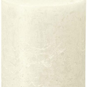 Bolsius Rustik Stumpenkerze weiche perle, Höhe: 19 cm, Ø 6,8 cm GLO660209517