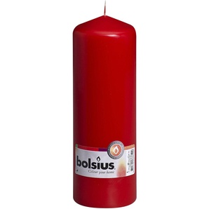 Bolsius Stumpenkerze rot, Höhe 20 cm, Ø 6,8 cm GLO660208808