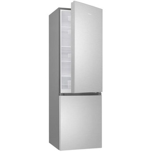 Bomann Kühl-Gefrier-Kombination , Edelstahl , 3 Schubladen , 49.5x143x56.2 cm , LED-Innenbeleuchtung, Eiswürfelschale, Türanschlag wechselbar , Küchen, Küchenelektrogeräte, Kühl- & Gefrierschränke, Kühl- & Gefrierkombinationen
