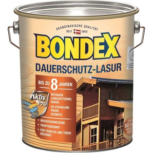 Bondex Dauerschutz Lasur 4 L nussbaum GLO765150338