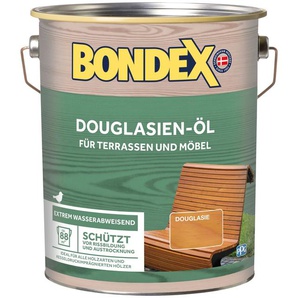 BONDEX Holzöl DOUGLASIEN-ÖL Farben für Terrassen & Möbel, extrem wasserabweisend Gr. 4 l, beige (douglasie) Holzöle