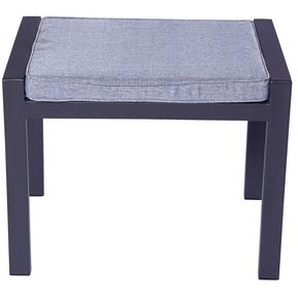 BONDINO II Hocker, anthrazit Aluminium-Gestell, inklusive Kissen