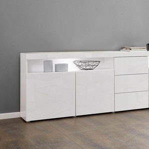 borchardt Möbel Sideboard Kapstadt, Breite 200 cm mit 3 Schubkästen
