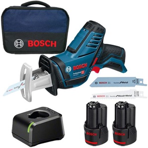 Bosch Akku-Säbelsäge GSA 12V-14 / 2x 3,0 Ah Akku + Ladegerät im Softbag