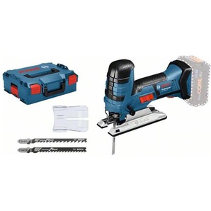 Bosch - Akku-Stichsäge gst 18 v-li s, incl. 3x Stichsägeblatt, Zubehör, l-boxx