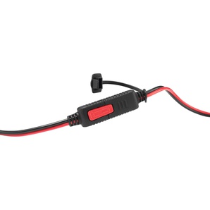 BOSCH Auto-Adapter C7 Adapter Verbindungskabel für C7 Ladegerät schwarz (schwarz, rot) Adapter