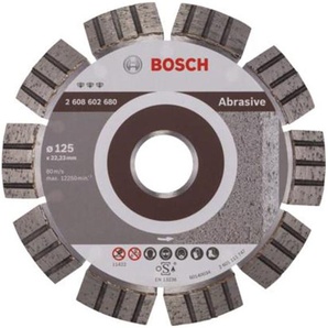 Bosch BEST FOR ABRASIVE DIAMOND CUTTING DISC FOR SMALL ANGLE GRINDERS 125mm