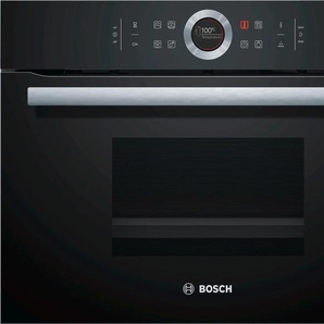 BOSCH Einbau-Dampfgarer CDG634AB0 Dampfgarer mit touchControl schwarz Dampfgarer