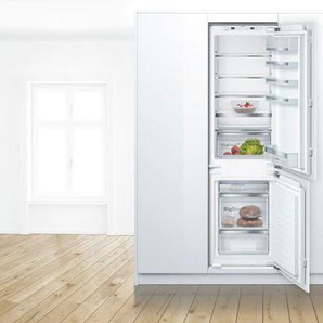 E (A bis G) BOSCH Einbaukühlgefrierkombination KIS86AFE0 Kühlschränke Gr. Rechtsanschlag, weiß Einbaukühlgefrierkombinationen