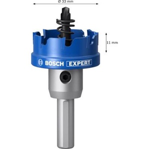 Bosch EXPERT SHEET METAL HOLE SAWS FOR ROTARY DRILLSDRIVERS  IMPACT DRILLDRIVERS 33MM