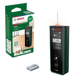 Bosch Laser-Entfernungsmesser Zamo IV bis 25 m über USB-C aufladbar GLO760201064
