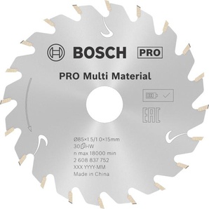 Bosch PRO Multi Material cordless Kreissägeblatt 85 x 1,5 x 15 mm GLO761041541