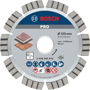 Bosch PRO Multi Material Diamanttrennscheibe, 125 x 22,23 x 2,2  mm GLO761122615