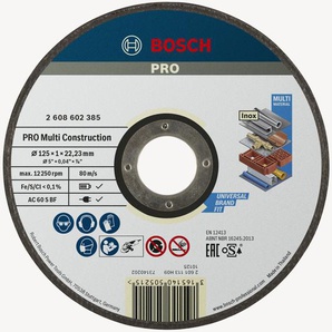 Bosch PRO Multi Material Trennscheibe 125 x 22,23 x 1 mm GLO761122632