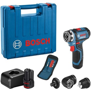 Bosch Professional Akku-Bohrschrauber GSR 12V-15 FC inkl. Akkus & Ladegerät GLO761021110