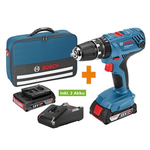 Bosch Professional Akku-Schlagbohrschrauber GSB 18V-21 2 Ah inkl. 2x Akku GLO761020990