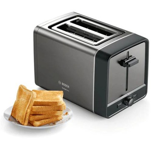 BOSCH Toaster TAT5P425DE DesignLine grau (grau, schwarz) Toaster
