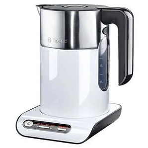BOSCH Wasserkocher Styline TWK8611P weiß (weiß, chromfarben) Kunststoff Wasserkocher