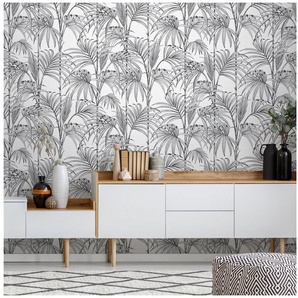 Boutique Vliestapete Honolulu, gemustert, FSC® zertifiziert, mit lebhaftem Druck, 10 Meter Länge
