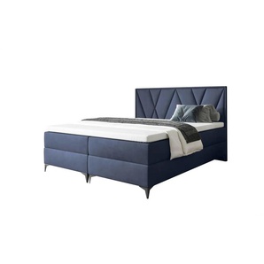 Boxbett mit Bettkasten Vella ¦ blau ¦ Maße (cm): B: 200 H: 110