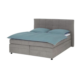 smart Boxbett  Classic ¦ grau ¦ Maße (cm): B: 207 H: 122